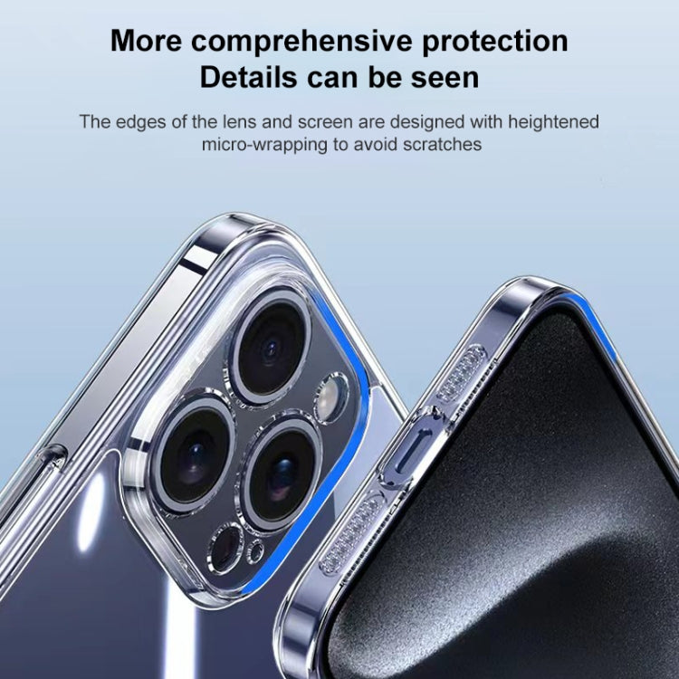 For iPhone 13 Pro Max Integrated Ultra-thin Crystal Glass Phone Case(Transparent) - iPhone 13 Pro Max Cases by buy2fix | Online Shopping UK | buy2fix