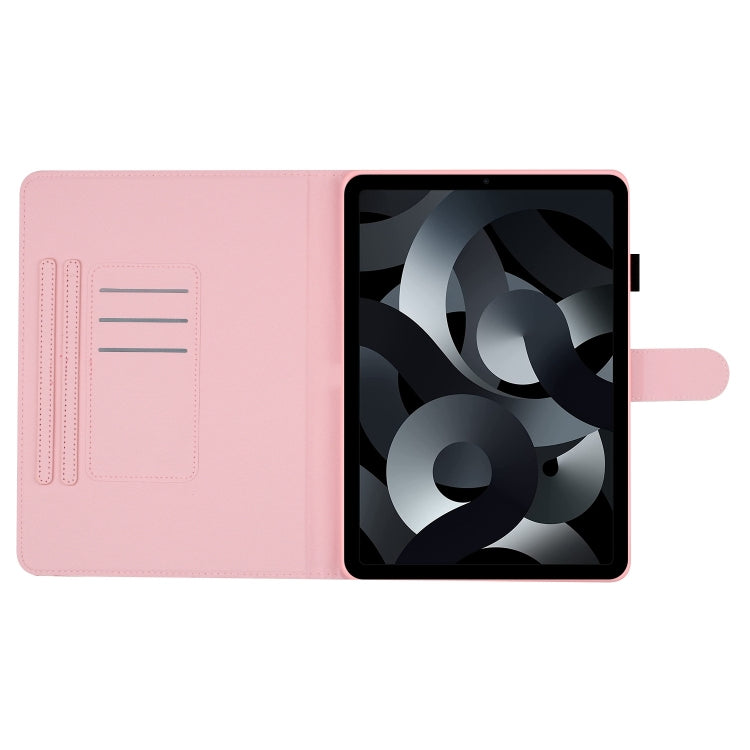 For iPad mini 6 / mini 2024 Dot Pattern Leather Smart Tablet Case(Red White) - iPad mini 6 Cases by buy2fix | Online Shopping UK | buy2fix