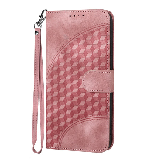 For Nothing Phone 1 Elephant Head Embossed Phone Leather Case with Lanyard(Pink) by buy2fix