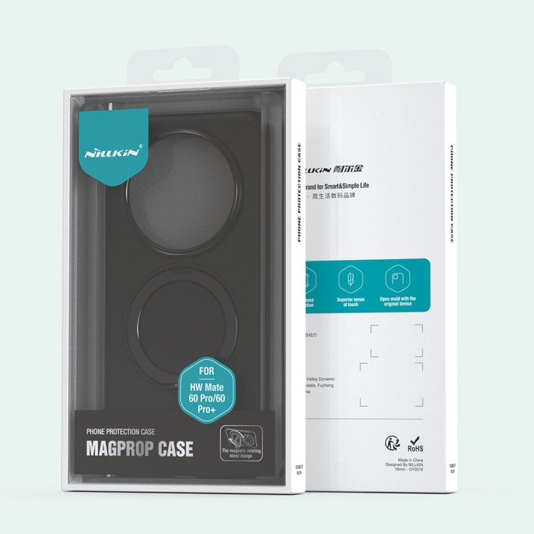 For Huawei Mate 60 Pro / 60 Pro+ NILLKIN MagProp 360 Rotation PC + TPU Full Covering MagSafe Magnetic Phone Case(Green) by NILLKIN