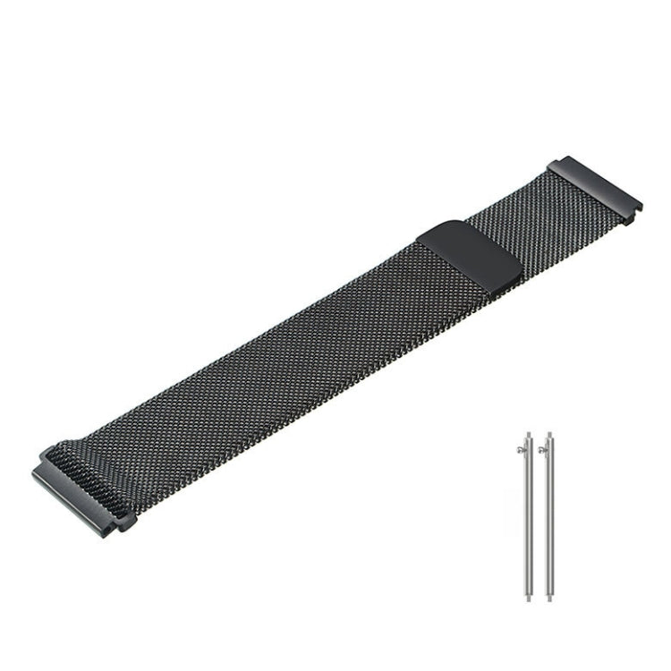 For Huami Amazfit GTS 20mm / Bip U Pro Milanese Magnetic Metal Watch Band(Silver) - Watch Bands by buy2fix | Online Shopping UK | buy2fix