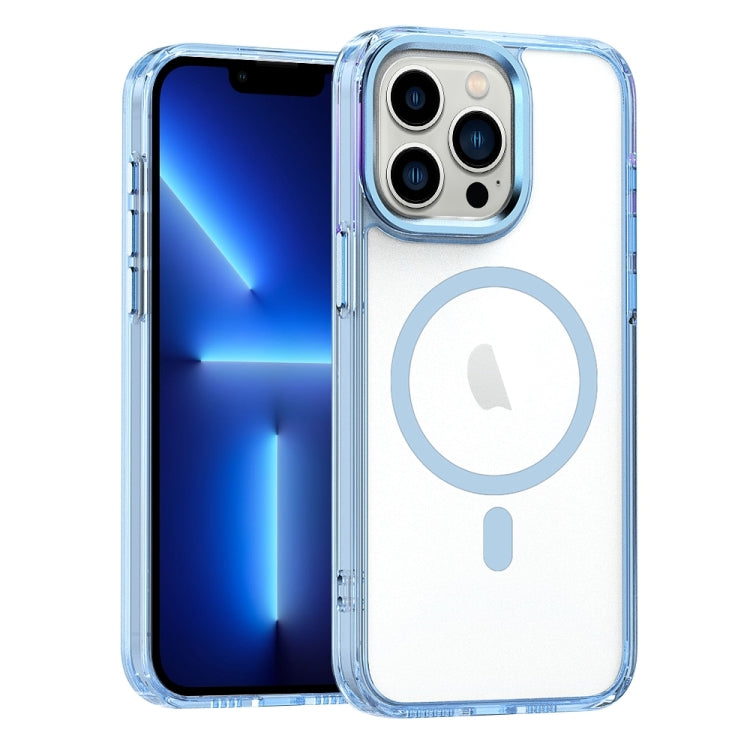 For iPhone 13 Pro MagSafe Magnetic Clear Phone Case(Sierra Blue) - iPhone 13 Pro Cases by buy2fix | Online Shopping UK | buy2fix
