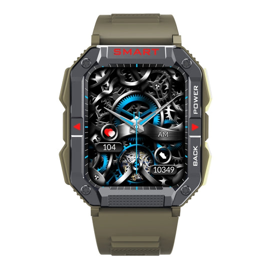 YK01 1.83 inch Smart Sports Call Watch, Heart Rate / Blood Pressure / Blood Oxygen(Green) by buy2fix