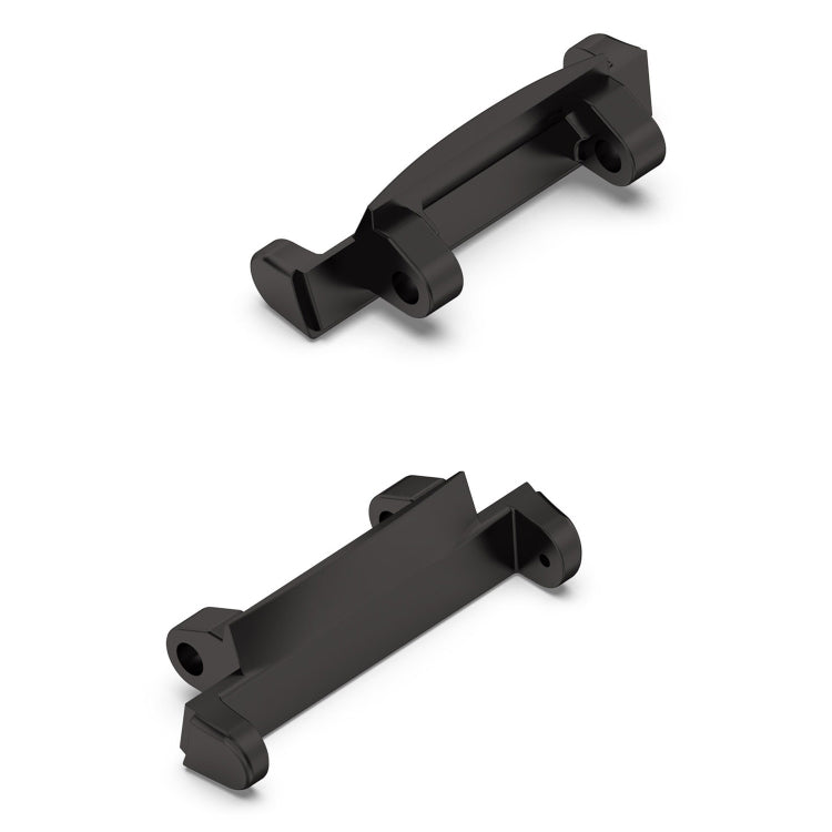 For Amazfit Active Edge A2212 1 Pair Metal Watch Band Connectors(Black) - For Amazfit by buy2fix | Online Shopping UK | buy2fix