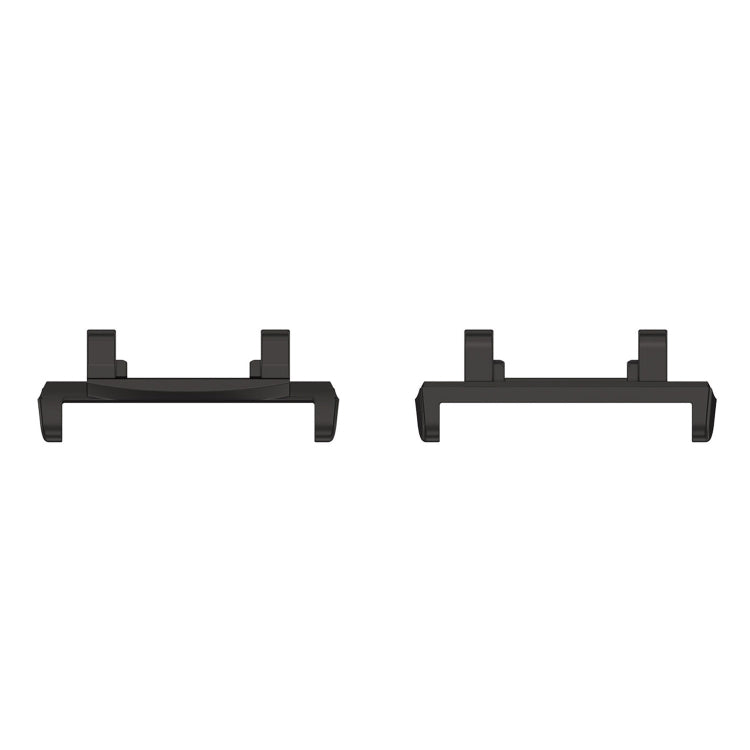 For Amazfit Active Edge A2212 1 Pair Metal Watch Band Connectors(Black) - For Amazfit by buy2fix | Online Shopping UK | buy2fix