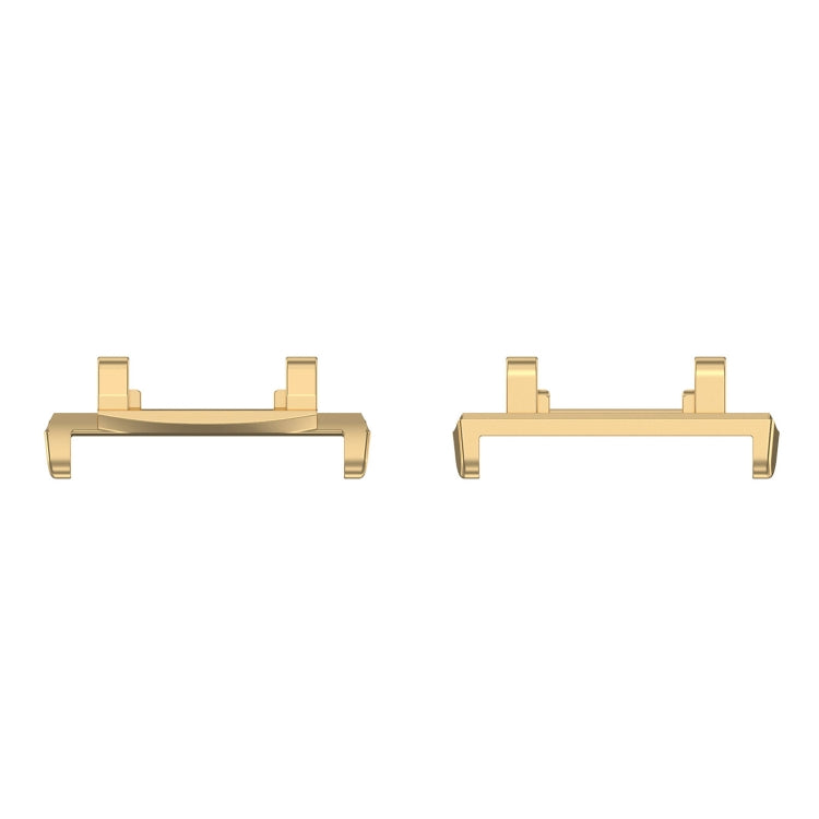 For Amazfit Active Edge A2212 1 Pair Metal Watch Band Connectors(Gold) - For Amazfit by buy2fix | Online Shopping UK | buy2fix