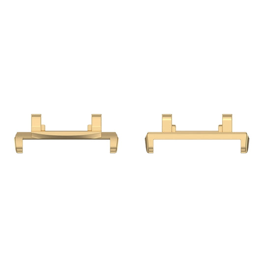 For Amazfit Active Edge A2212 1 Pair Metal Watch Band Connectors(Gold) by buy2fix