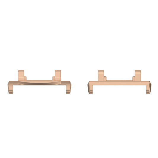 For Amazfit Active Edge A2212 1 Pair Metal Watch Band Connectors(Rose Gold) by buy2fix