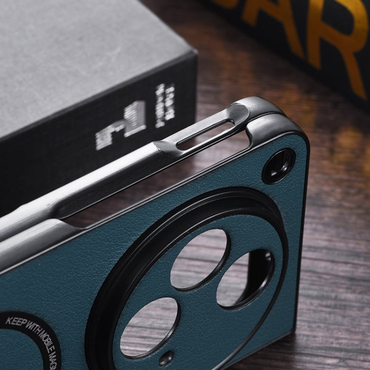 For OnePlus Open PU MagSafe Magnetic Phone Case(Green) - OnePlus Cases by buy2fix | Online Shopping UK | buy2fix