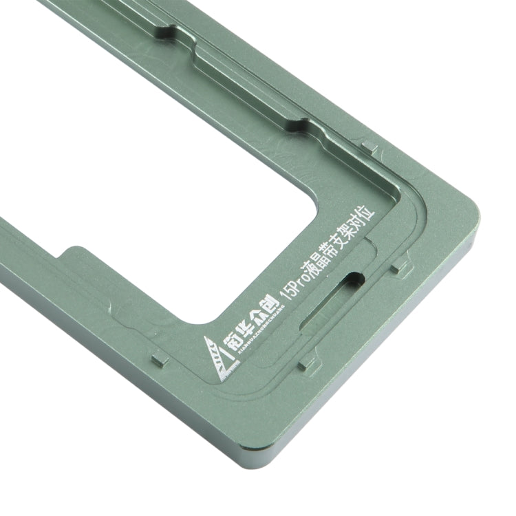 For iPhone 15 Pro LCD Screen With Frame Bezel Calibration Fixed Mold by buy2fix