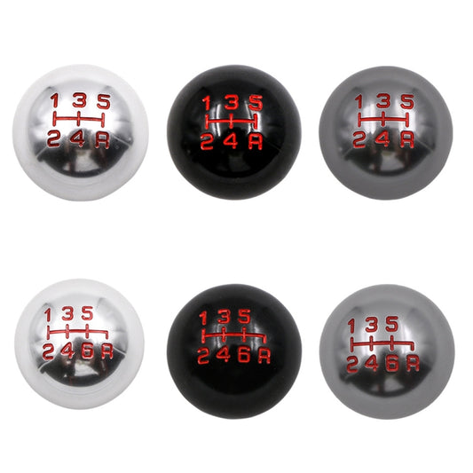 For Honda Series Metal Gear Head Car Modified Gear Stick Shift Knob, Style:5 Speed(Black) by buy2fix