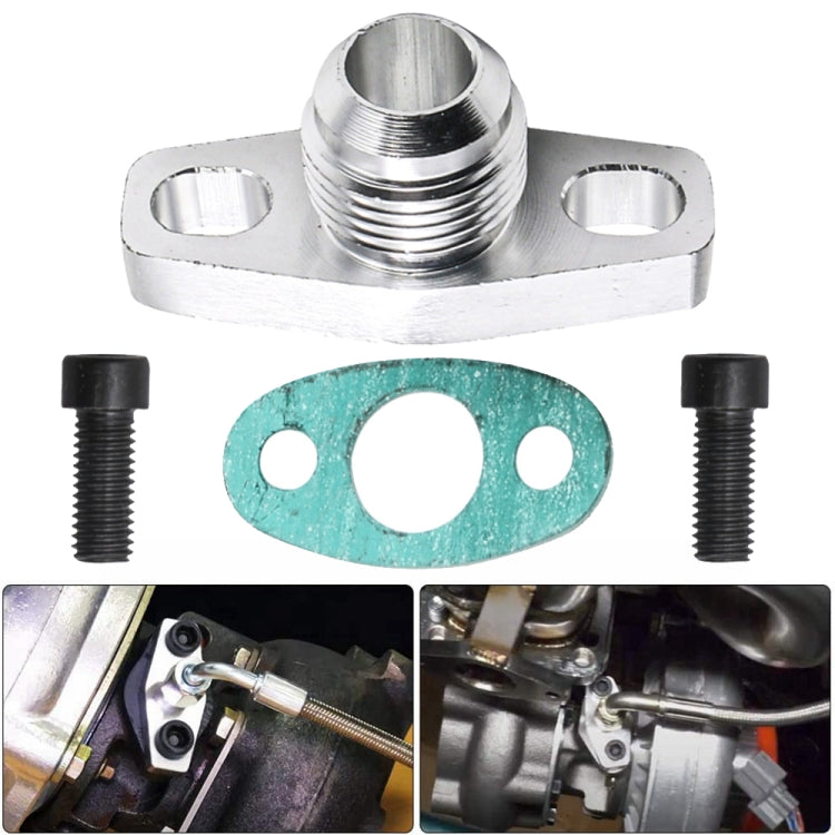 For GT25 / GT28 / GT30 Car Turbine Oil Supply Pipe Flange Gasket AN10 Joint Adapter - Others by buy2fix | Online Shopping UK | buy2fix