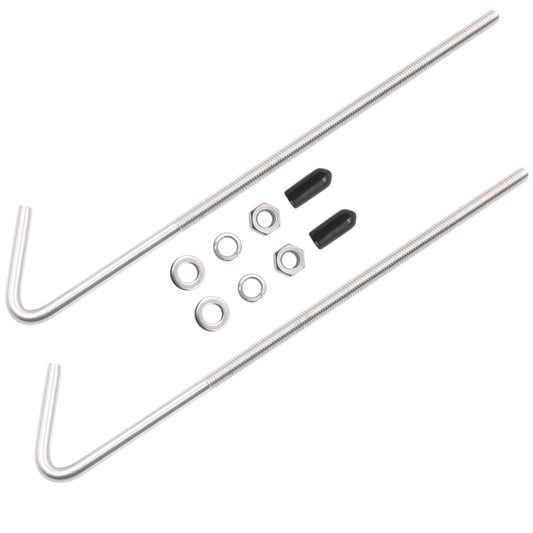 LS04 8 inch Car Battery Fixing Stainless Steel Bracket Bolt Kit by buy2fix