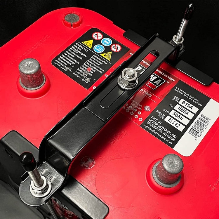 LS05 10 inch Car Battery Fixing Stainless Steel Bracket Bolt Kit by buy2fix