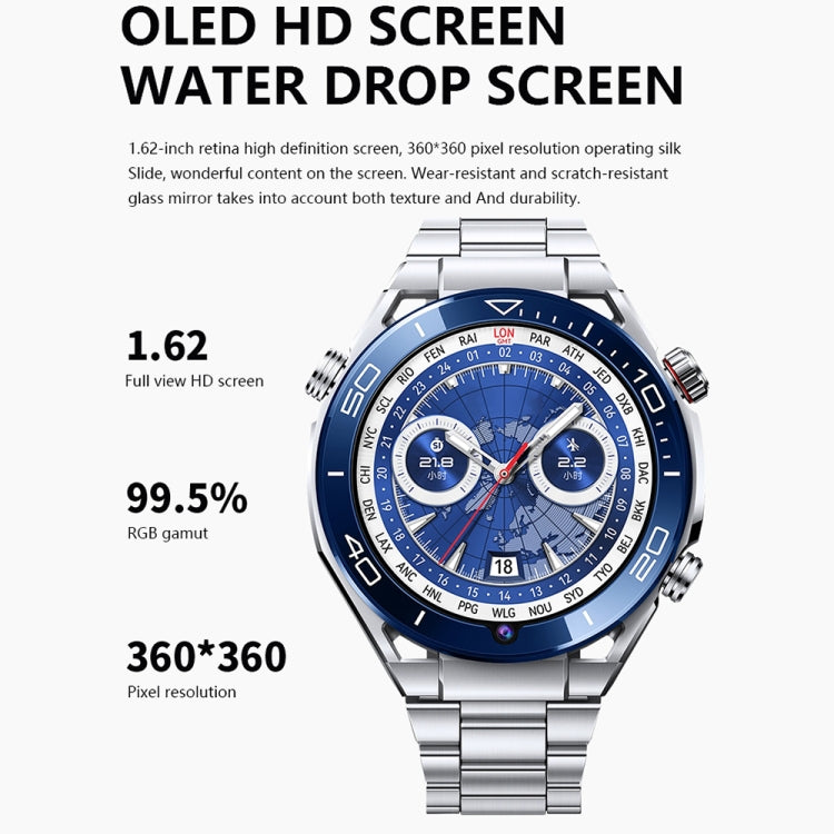 1.53 inch Front Camera Smart Watch Support AI Voice / SIM Card, Specification:2GB+32GB(Tarnish) - Smart Watches by buy2fix | Online Shopping UK | buy2fix