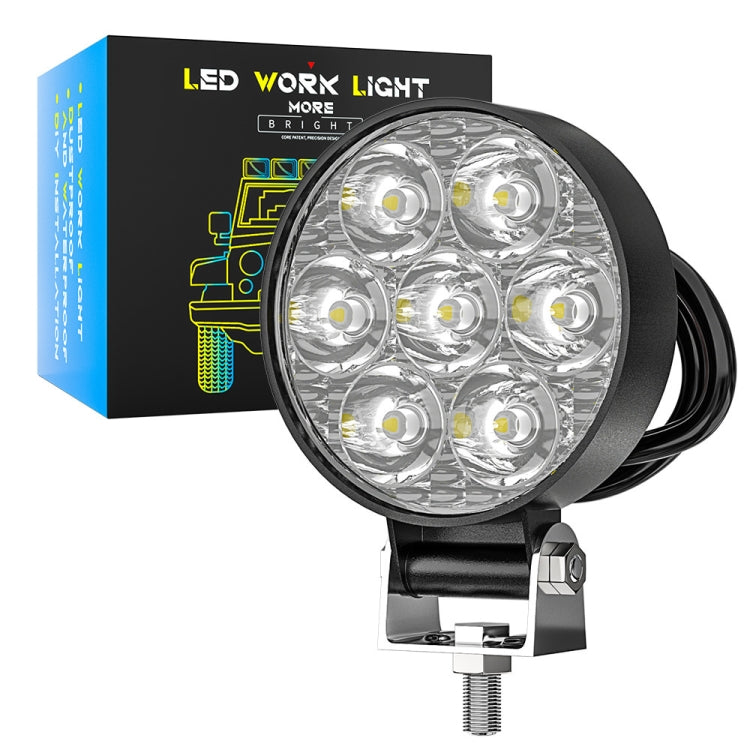 9-30V 12W 6000K 2.5 inch Car LED Engineering Auxiliary Light(White Light) - Work Lights by buy2fix | Online Shopping UK | buy2fix