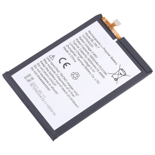 For Tecno Camon 12 / Camon 12 Air Battery Replacement BL-39LT 4000mAh - Others by buy2fix | Online Shopping UK | buy2fix