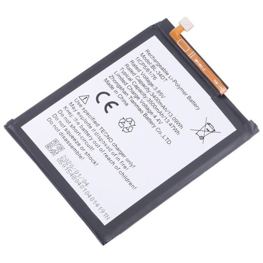 For Tecno Phantom 9 / Camon 12 Pro Battery Replacement BL-34DT 3500mAh - Others by buy2fix | Online Shopping UK | buy2fix