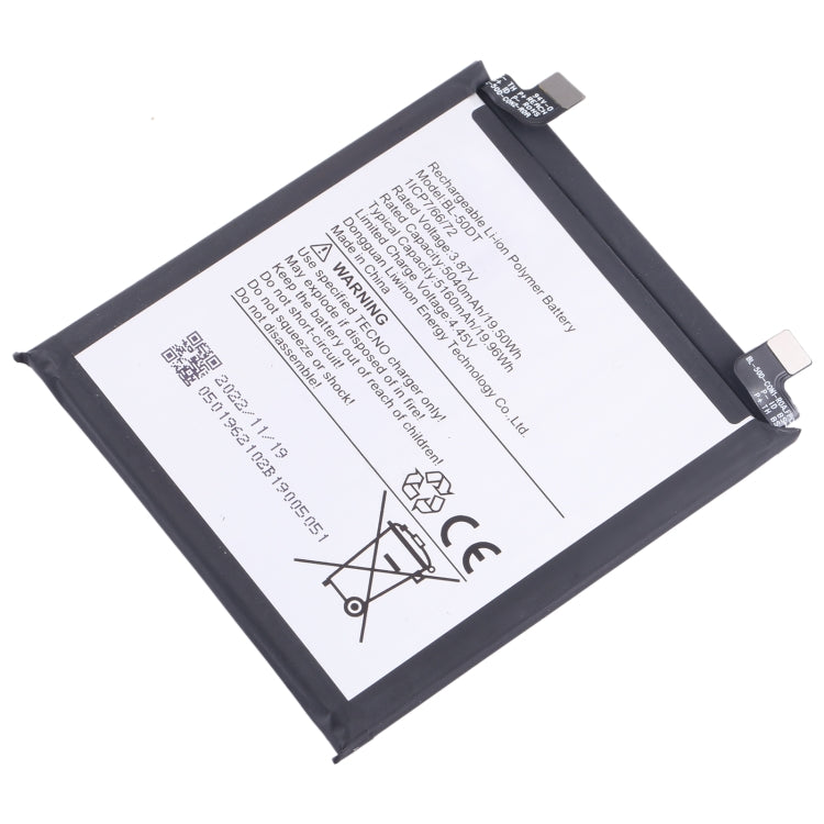For Tecno BL-50DT Battery Replacement 5610mAh - Others by buy2fix | Online Shopping UK | buy2fix