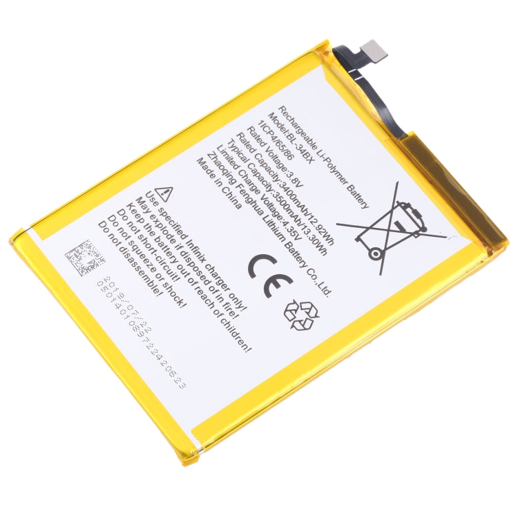 For Infinix Smart 2 HD X609 Battery Replacement BL-34BX 3500mAh - Others by buy2fix | Online Shopping UK | buy2fix