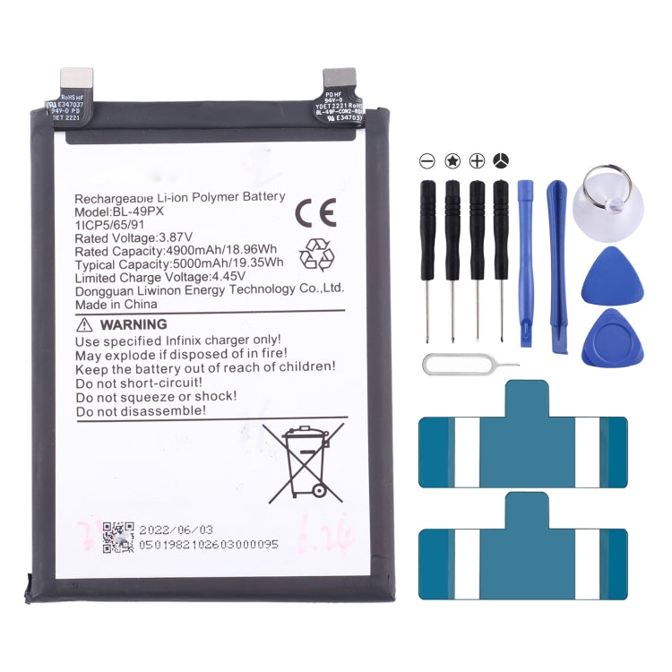 For Infinix Note 30 Pro Battery Replacement BL-49PX 4900mAh - Others by buy2fix | Online Shopping UK | buy2fix