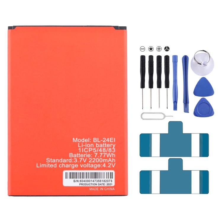 For Itel A40 / A41 / A41+ / A44 /A44 Pro Battery Replacement BL-24EI 2200mAh - Others by buy2fix | Online Shopping UK | buy2fix