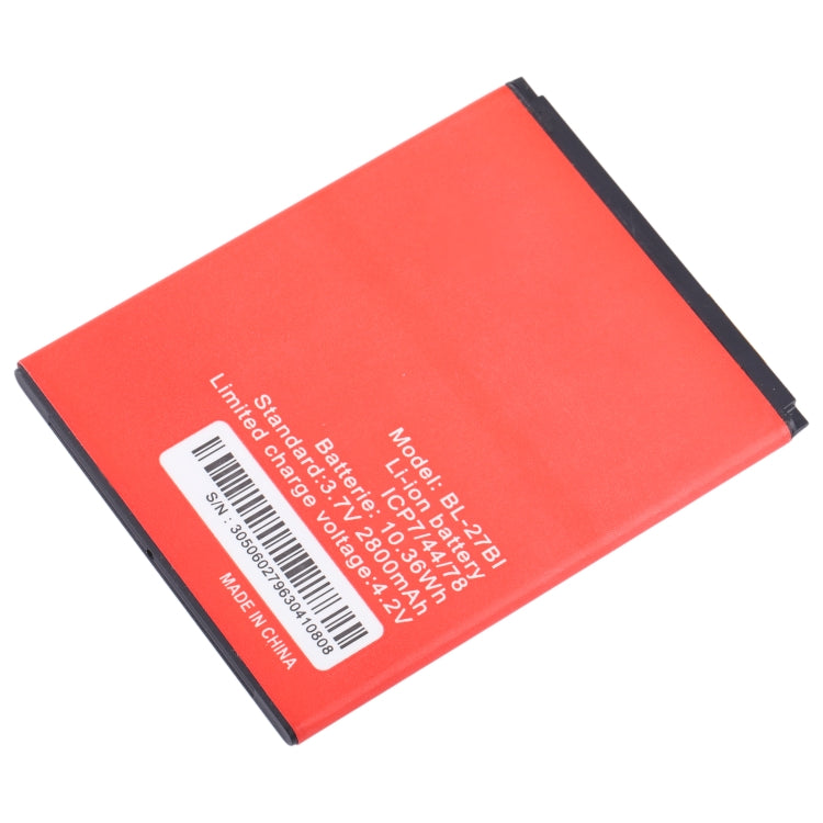 For Itel S41 A5 Battery Replacement BL-27BI 2800mAh - Others by buy2fix | Online Shopping UK | buy2fix