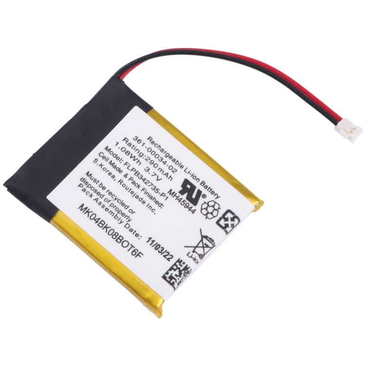 For Garmin Fenix 3/Fenix 3 HR Battery Replacement 361-00034-02 290mAh - For Watch by buy2fix | Online Shopping UK | buy2fix