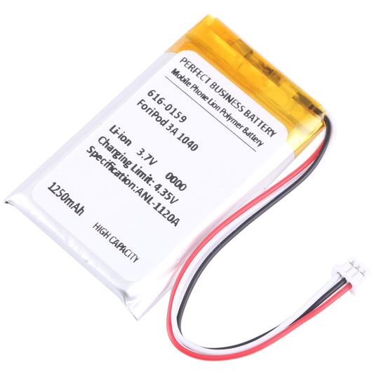 For iPod 3 3G 3rd Generation A1040 Battery Replacement - For iPad & iPod Series by buy2fix | Online Shopping UK | buy2fix
