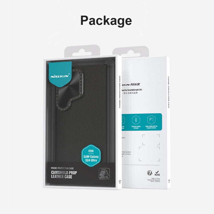 For Samsung Galaxy S24 Ultra 5G NILLKIN CamShield Prop Series PC + TPU Phone Case(Green) by NILLKIN