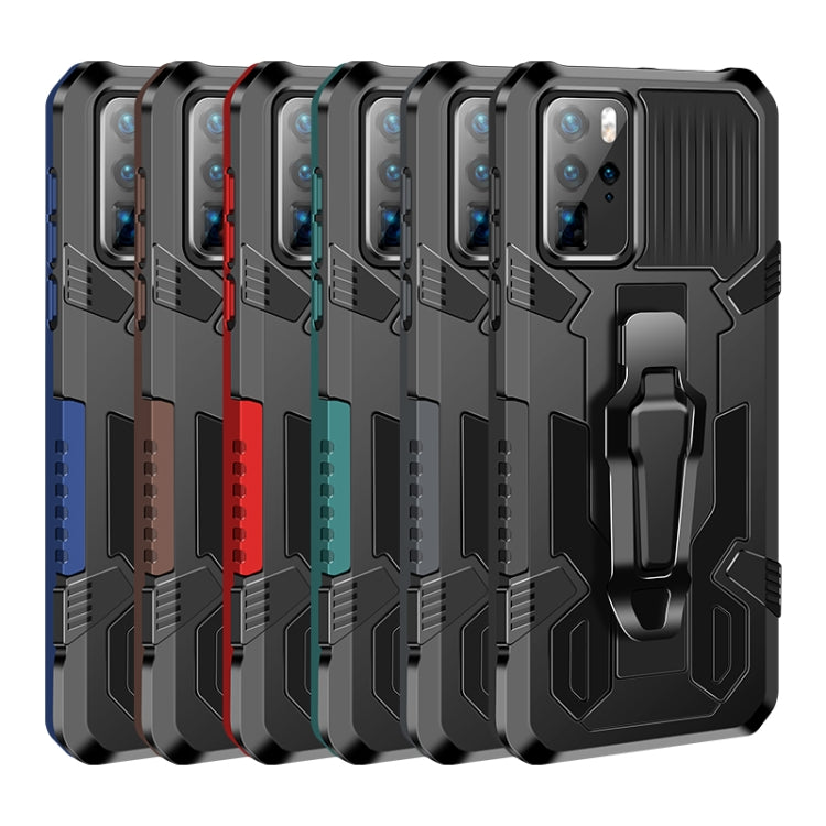 For Huawei Nova 5T Machine Armor Warrior Shockproof PC + TPU Protective Case(Red) by buy2fix