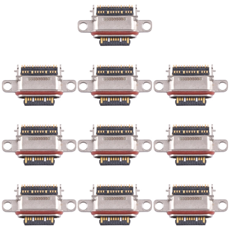 For OPPO Find X5 Pro 10pcs Original Charging Port Connector - Single Tail Connector by buy2fix | Online Shopping UK | buy2fix