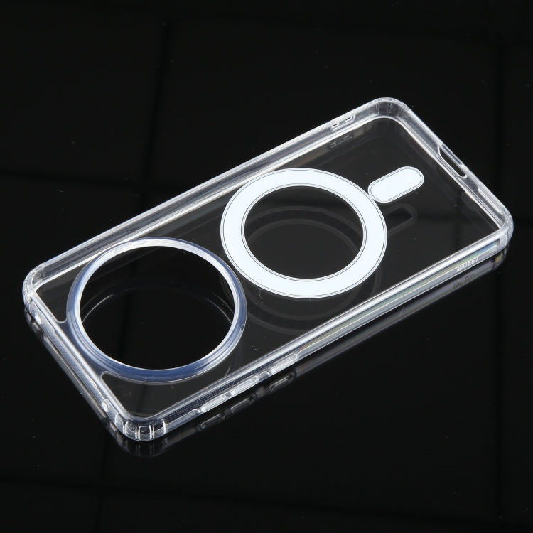 For Huawei Mate 60 MagSafe Clear Acrylic PC +TPU Phone Case(Transparent) - Huawei Cases by buy2fix | Online Shopping UK | buy2fix