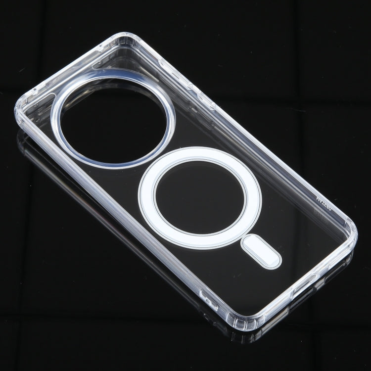For Huawei Mate 60 MagSafe Clear Acrylic PC +TPU Phone Case(Transparent) - Huawei Cases by buy2fix | Online Shopping UK | buy2fix