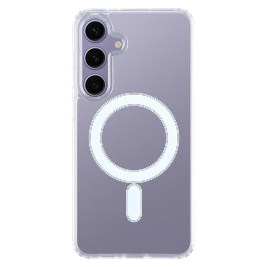For Samsung Galaxy S24 5G MagSafe Clear Acrylic PC +TPU Phone Case(Transparent) - Galaxy S24 5G Cases by buy2fix | Online Shopping UK | buy2fix