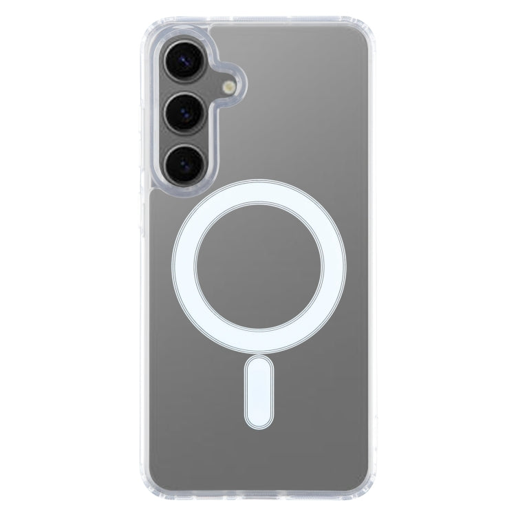 For Samsung Galaxy S24+ 5G MagSafe Clear Acrylic PC +TPU Phone Case(Transparent) - Galaxy S24+ 5G Cases by buy2fix | Online Shopping UK | buy2fix