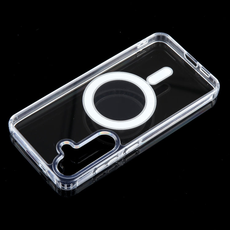 For Samsung Galaxy S24+ 5G MagSafe Clear Acrylic PC +TPU Phone Case(Transparent) - Galaxy S24+ 5G Cases by buy2fix | Online Shopping UK | buy2fix