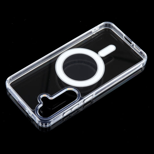 For Samsung Galaxy S24+ 5G MagSafe Clear Acrylic PC +TPU Phone Case(Transparent) - Galaxy S24+ 5G Cases by buy2fix | Online Shopping UK | buy2fix