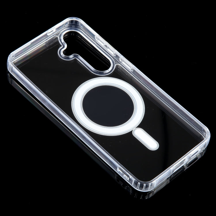 For Samsung Galaxy S24+ 5G MagSafe Clear Acrylic PC +TPU Phone Case(Transparent) - Galaxy S24+ 5G Cases by buy2fix | Online Shopping UK | buy2fix