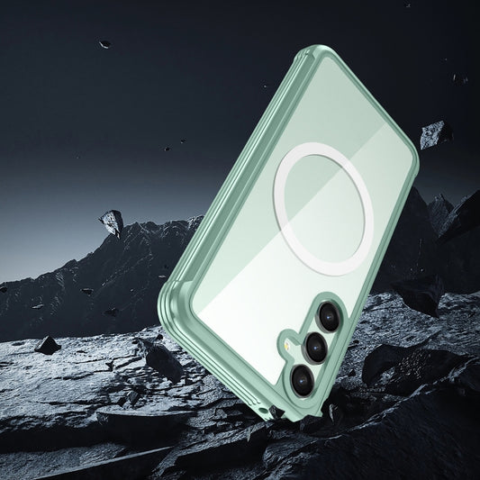 For Samsung Galaxy S23 FE 5G RedPepper Life Waterproof MagSafe Phone Case(Green) - Galaxy S23 FE 5G Cases by RedPepper | Online Shopping UK | buy2fix