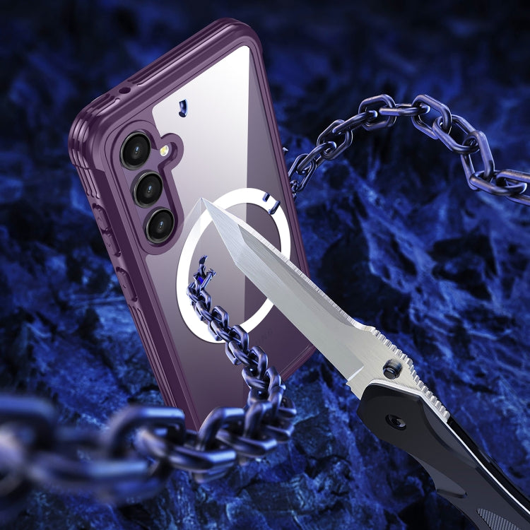For Samsung Galaxy S23 FE 5G RedPepper Life Waterproof MagSafe Phone Case(Purple) - Galaxy S23 FE 5G Cases by RedPepper | Online Shopping UK | buy2fix