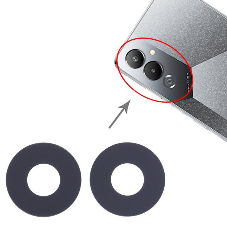 For Tecno Pova 4 LG7n 10set Back Camera Lens - Camera Parts by buy2fix | Online Shopping UK | buy2fix