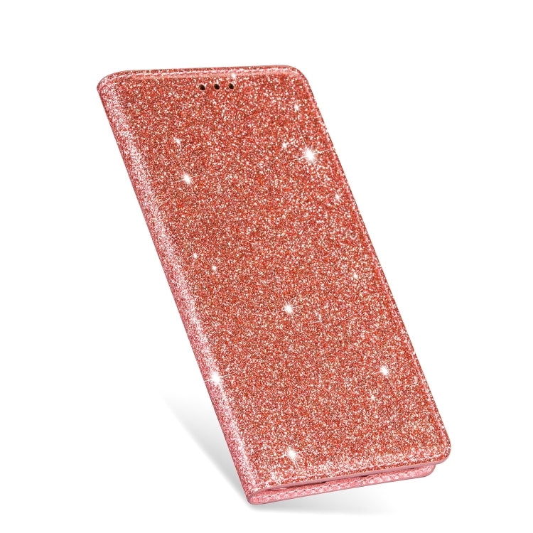 For Huawei P20 Pro Ultrathin Glitter Magnetic Horizontal Flip Leather Case with Holder & Card Slots(Rose Gold) - Huawei Cases by buy2fix | Online Shopping UK | buy2fix
