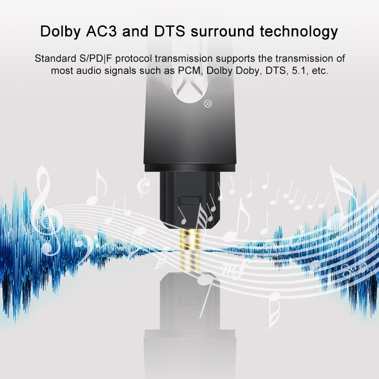 EMK 90 Degree Swivel Adjustable Right Angled 360 Degrees Rotatable Plug Nylon Woven Mesh Optical Audio Cable, Cable Length:3m(Orange) by EMK