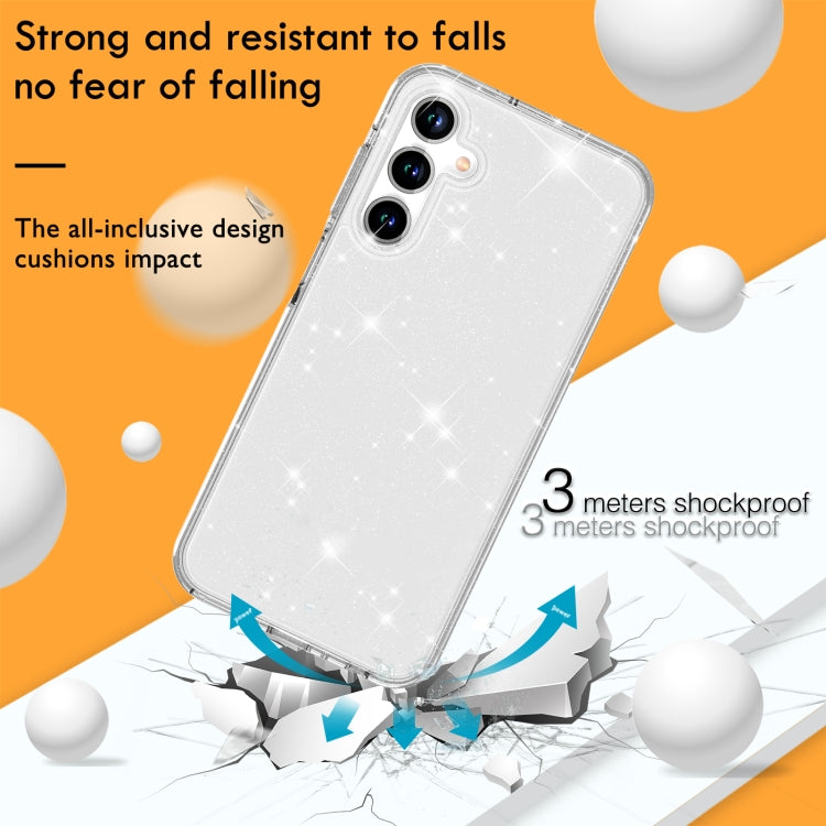 For Samsung Galaxy A15 5G Terminator Style Shockproof Phone Case(White) by buy2fix