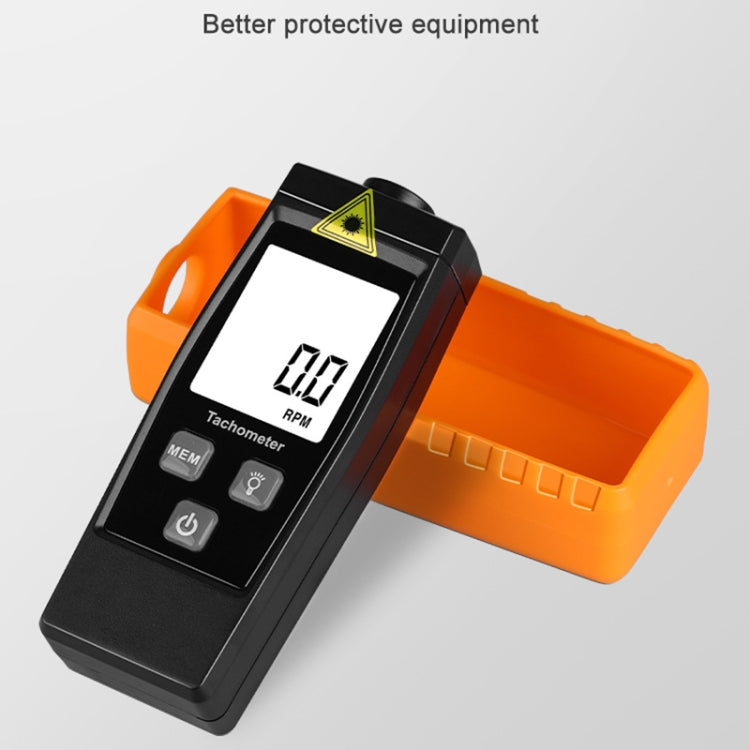 RZ835 Digital Tachometer, Range: 2.5-99999RPM(Orange) - Tachometers & Anemometer by buy2fix | Online Shopping UK | buy2fix