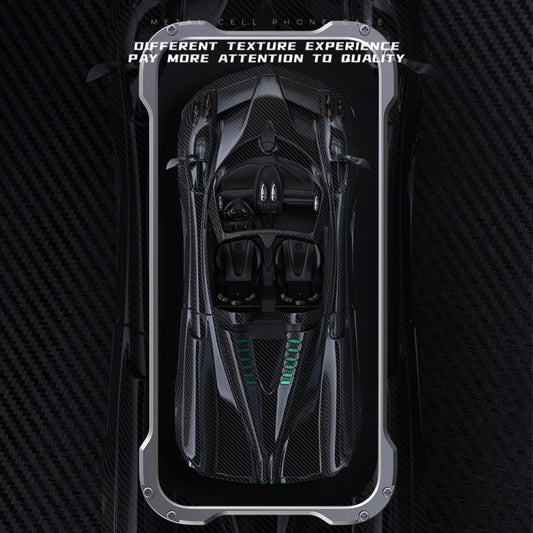 For Huawei Mate 60 R-JUST RJ51 Hollow Metal Phone Protective Case(Space Grey) by R-JUST