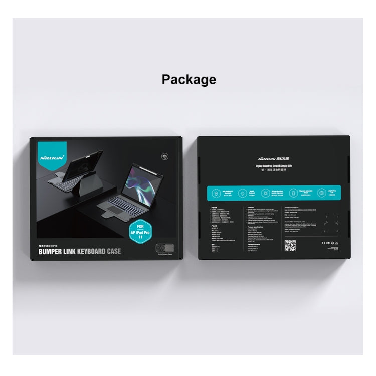 For iPad Air 2020/2022 / Pro 11 2022 Nillkin Backlit Version Bumper Link Keyboard Case by NILLKIN