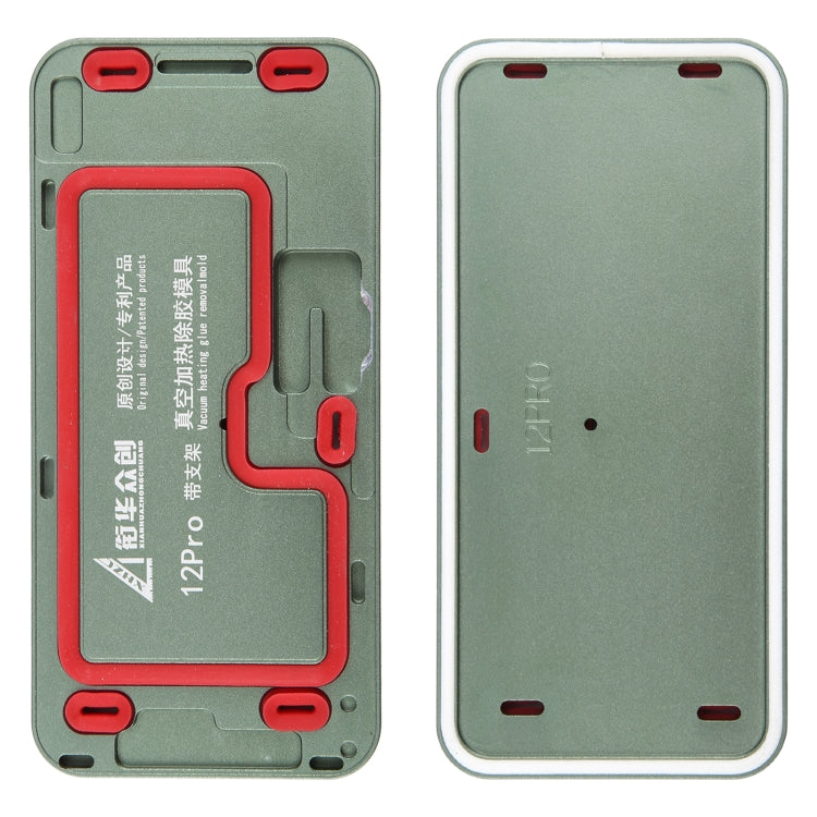 For iPhone 12 / 12 Pro LCD Screen Frame Vacuum Heating Glue Removal Mold with Holder - Mould by buy2fix | Online Shopping UK | buy2fix