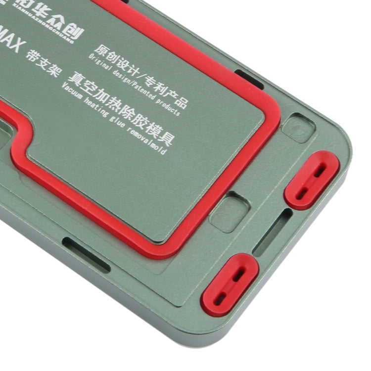For iPhone 14 Pro Max LCD Screen Frame Vacuum Heating Glue Removal Mold with Holder by buy2fix